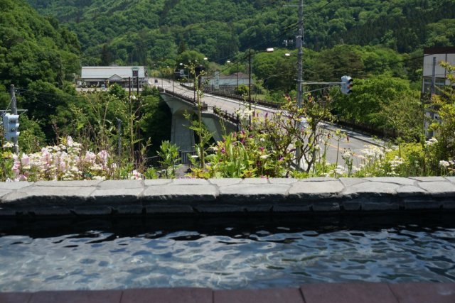 芦ノ牧温泉　かがやき公園足湯